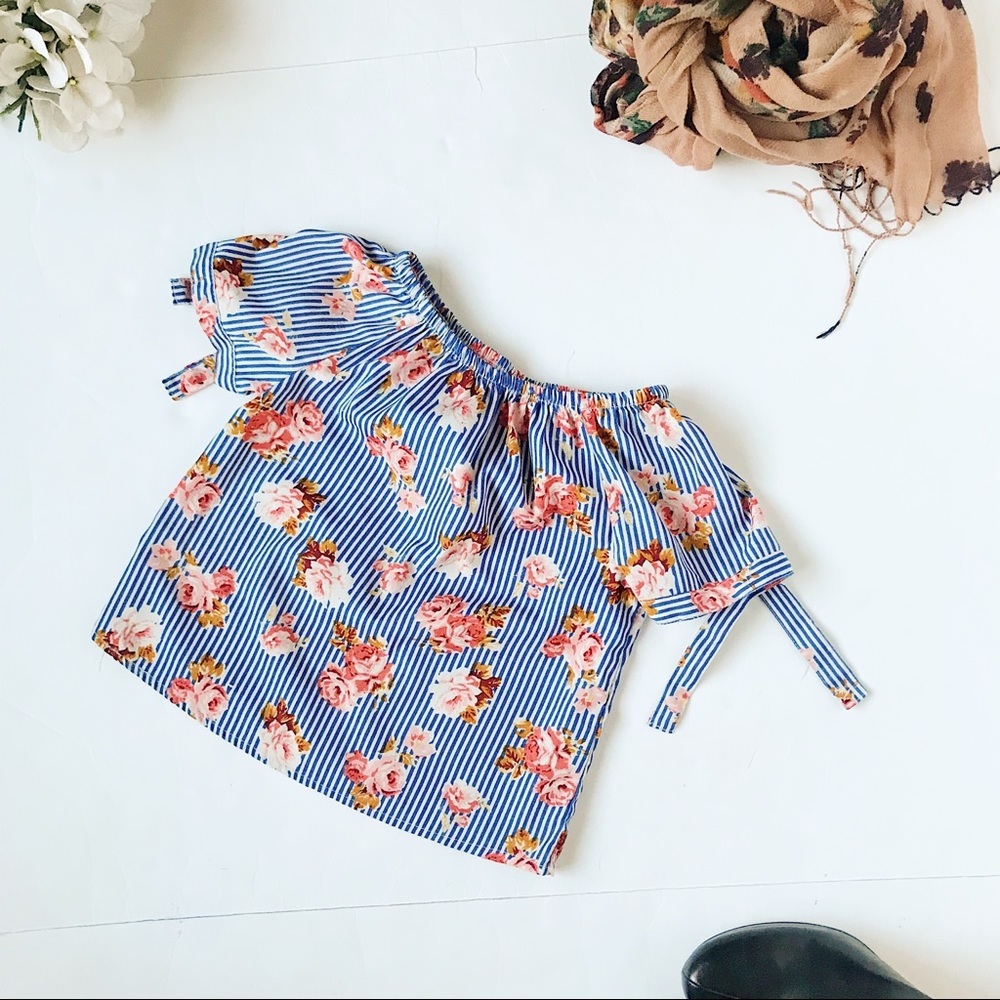 3/$20 Girls Speed Limit Rouched Top